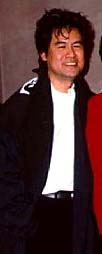 Candid shot of David Henry Hwang